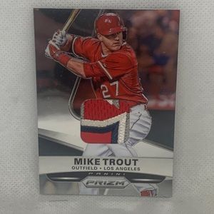 Mike Trout Angela Custom Jersey Card (004)